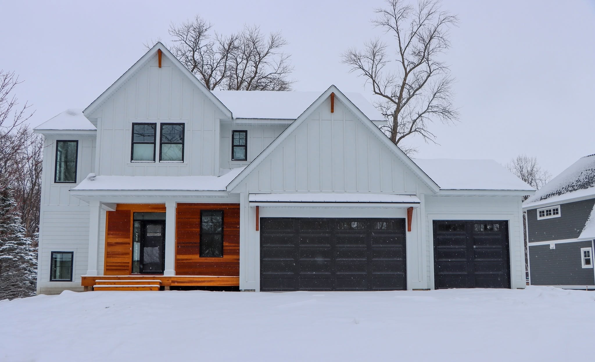 Custom home exterior